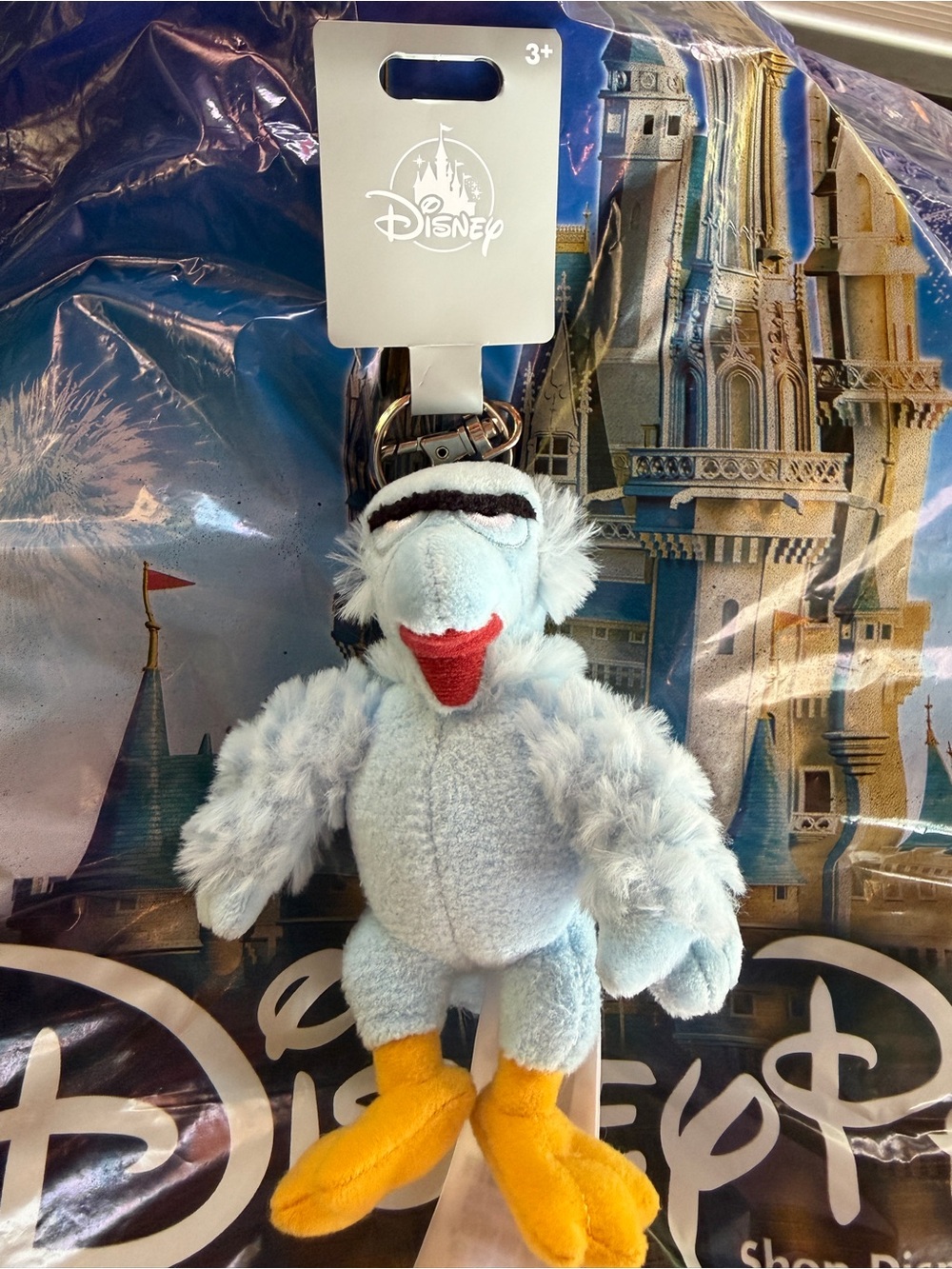 Disney parks the muppets sam eagle plush keychain bag charm new